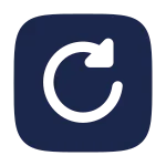 Restart Square SVG Icon